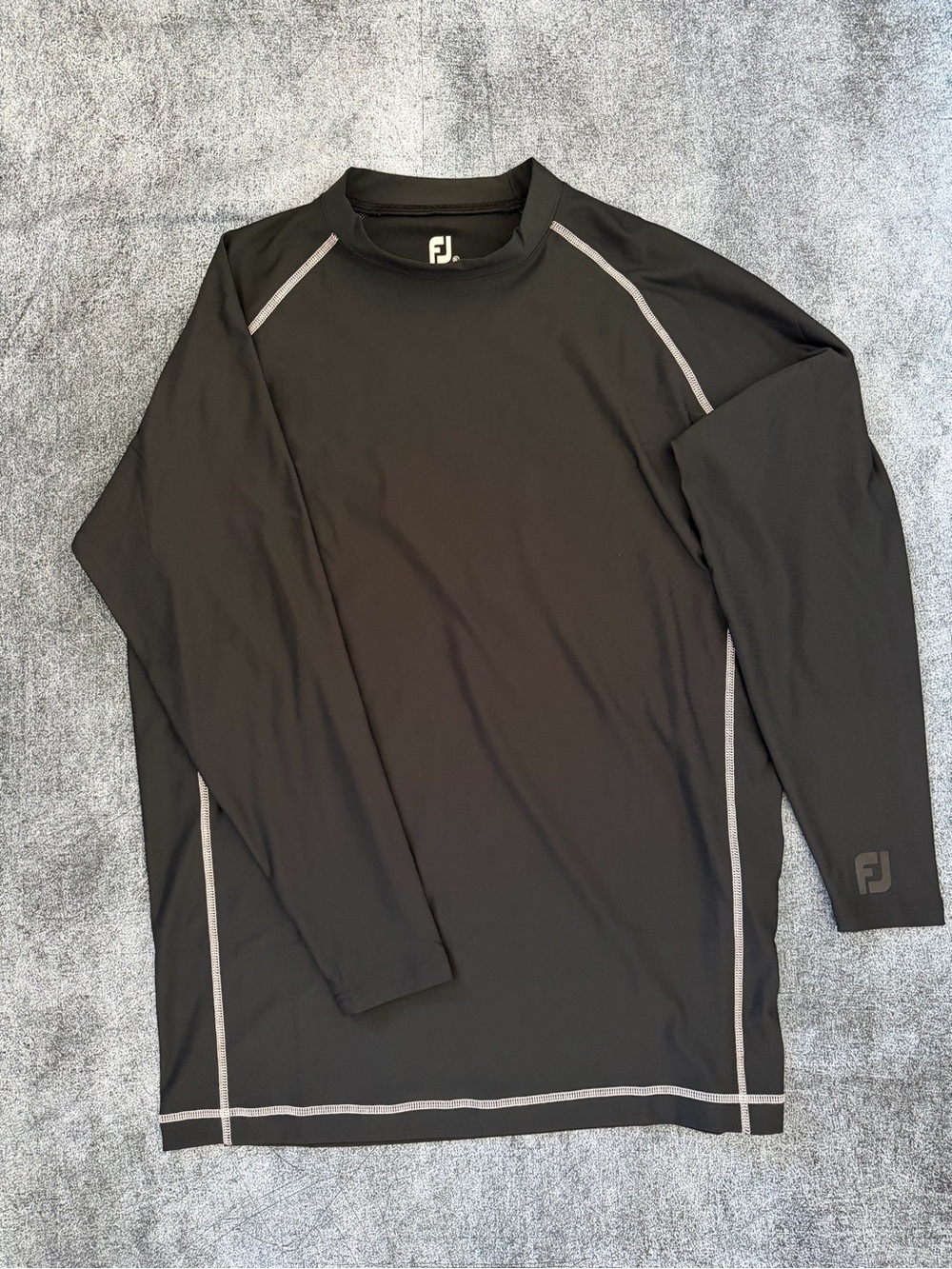 FootJoy Thermal Base Layer Men's Black Long Sleeve Golf  Athletic Top